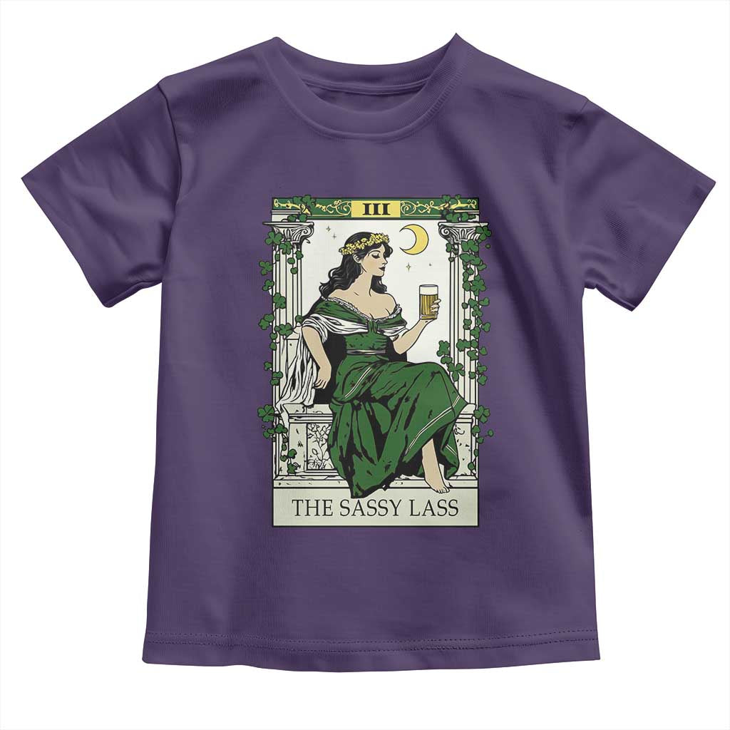 The Sassy Lass Tarot Card Toddler T Shirt Funny St Patrick's Day