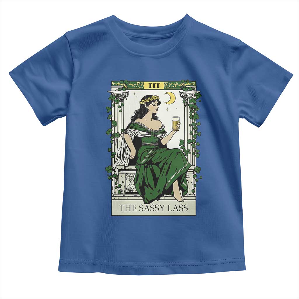 The Sassy Lass Tarot Card Toddler T Shirt Funny St Patrick's Day