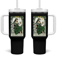 The Sassy Lass Tarot Card Tumbler With Handle Funny St Patrick's Day