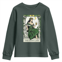 The Sassy Lass Tarot Card Youth Sweatshirt Funny St Patrick's Day