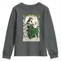 The Sassy Lass Tarot Card Youth Sweatshirt Funny St Patrick's Day