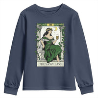 The Sassy Lass Tarot Card Youth Sweatshirt Funny St Patrick's Day