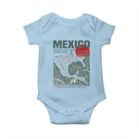 Gulf of Mexico Estd 1550 Baby Onesie Golfo De Mexico Historic Map Retro Graphic