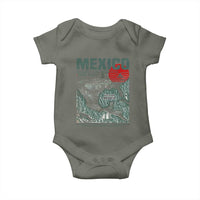 Gulf of Mexico Estd 1550 Baby Onesie Golfo De Mexico Historic Map Retro Graphic