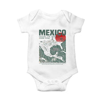 Gulf of Mexico Estd 1550 Baby Onesie Golfo De Mexico Historic Map Retro Graphic