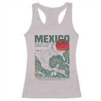Gulf of Mexico Estd 1550 Racerback Tank Top Golfo De Mexico Historic Map Retro Graphic