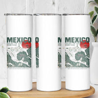 Gulf of Mexico Estd 1550 Skinny Tumbler Golfo De Mexico Historic Map Retro Graphic