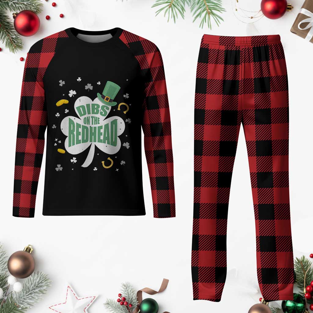Funny Irish St Patricks Day Plaid Pajama Set Prone To Shenanigans - Wonder Print Shop