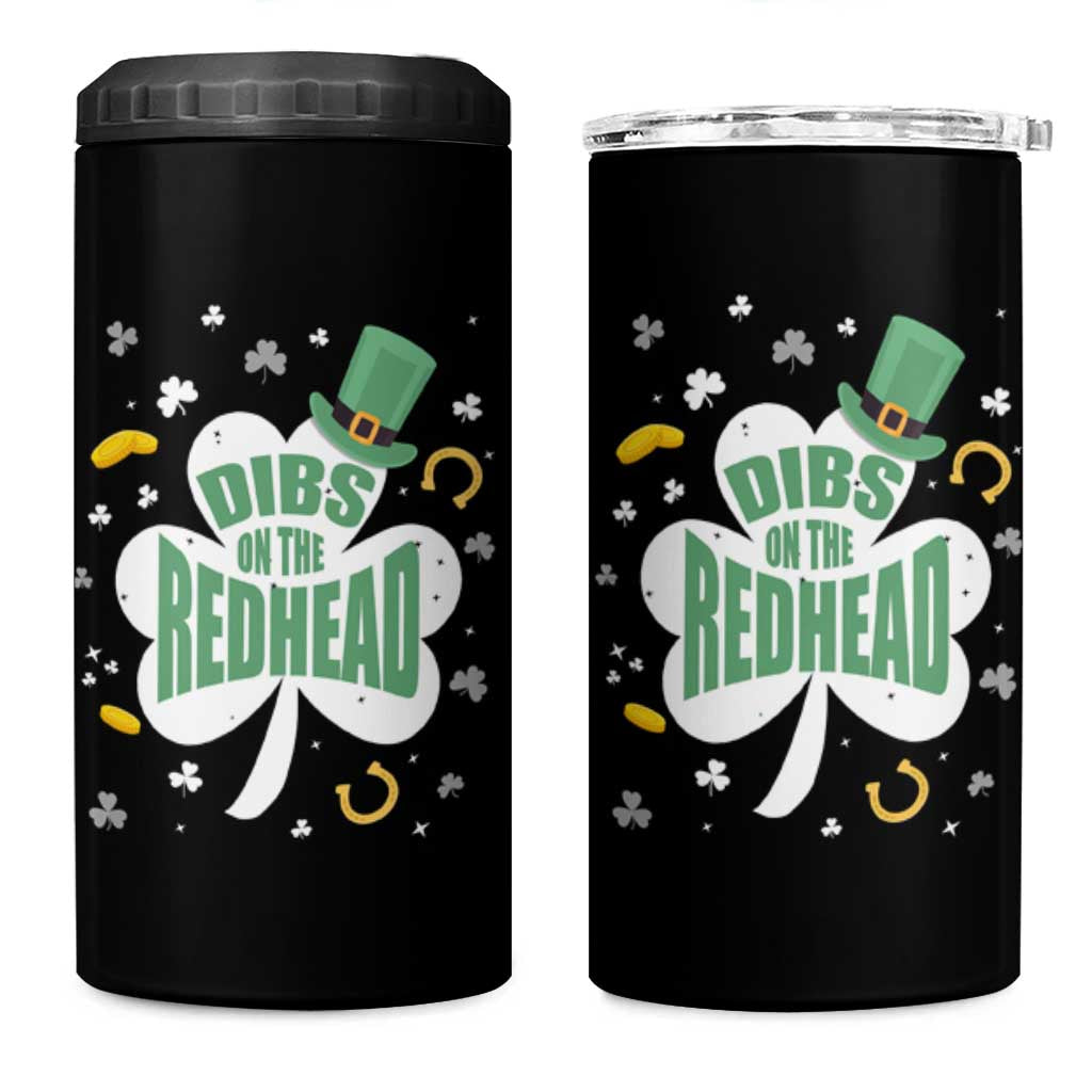 Funny Irish St Patricks Day 4 in 1 Can Cooler Tumbler Prone To Shenanigans