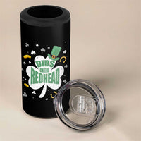 Funny Irish St Patricks Day 4 in 1 Can Cooler Tumbler Prone To Shenanigans