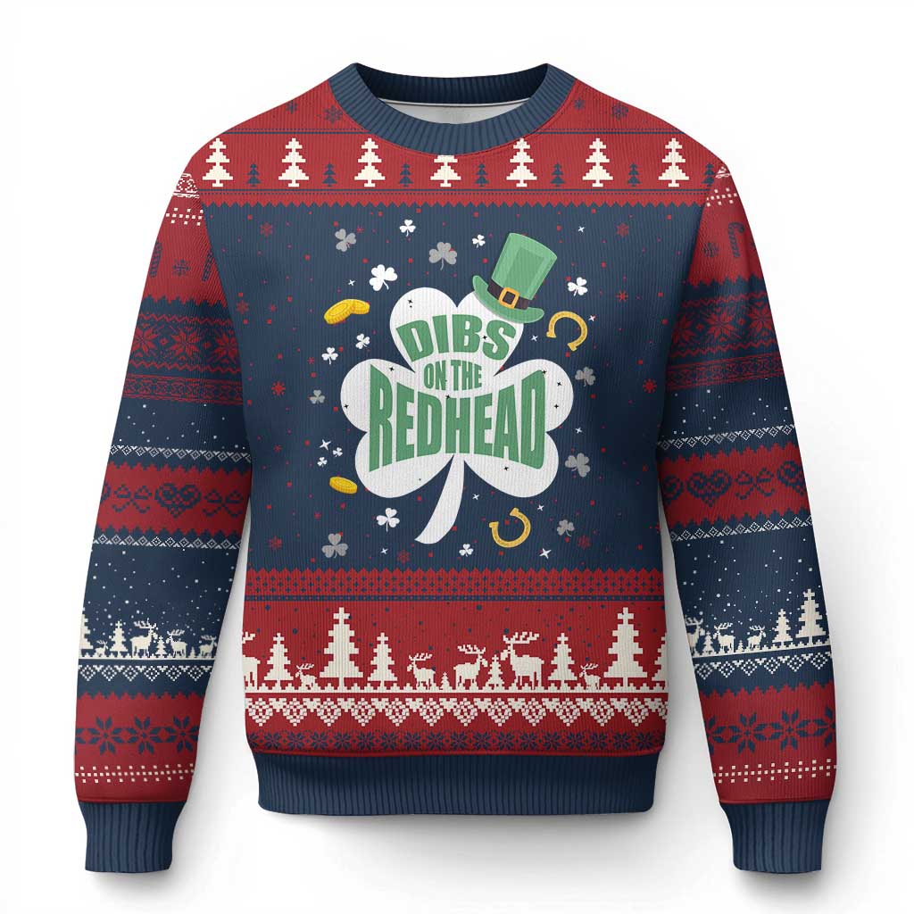 Funny Irish St Patricks Day Ugly Christmas Sweater Prone To Shenanigans - Wonder Print Shop