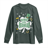 Funny Irish St Patricks Day Long Sleeve Shirt Prone To Shenanigans
