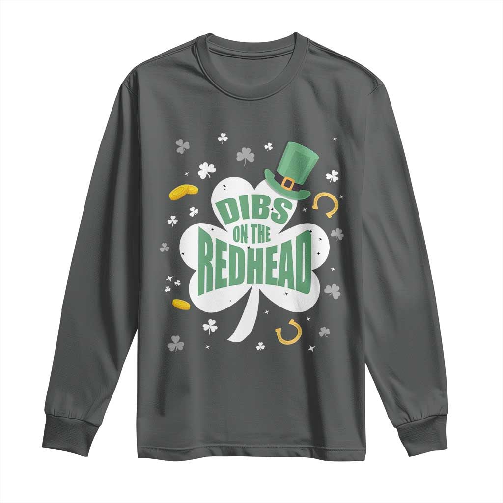 Funny Irish St Patricks Day Long Sleeve Shirt Prone To Shenanigans