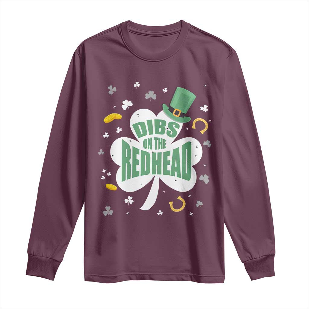 Funny Irish St Patricks Day Long Sleeve Shirt Prone To Shenanigans