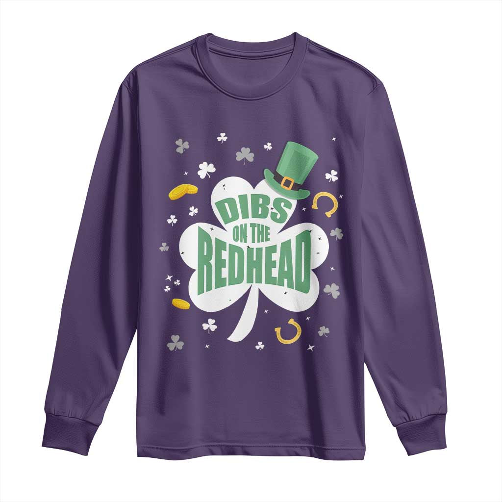 Funny Irish St Patricks Day Long Sleeve Shirt Prone To Shenanigans