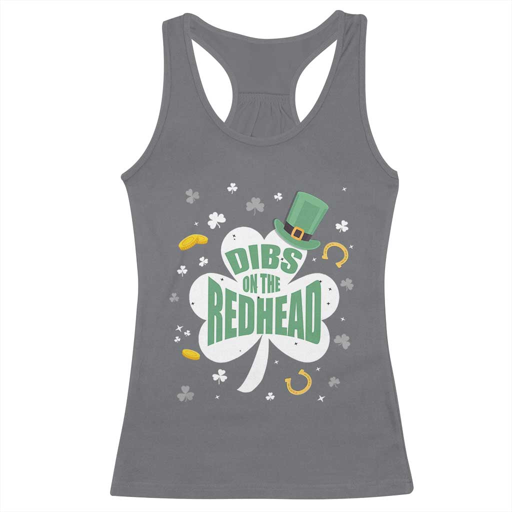 Funny Irish St Patricks Day Racerback Tank Top Prone To Shenanigans