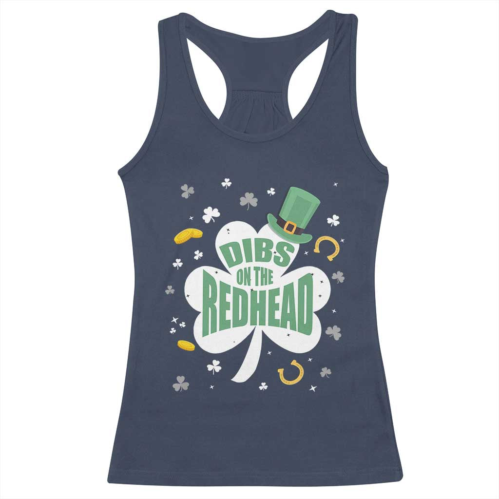 Funny Irish St Patricks Day Racerback Tank Top Prone To Shenanigans
