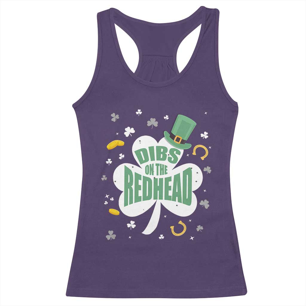 Funny Irish St Patricks Day Racerback Tank Top Prone To Shenanigans