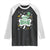Funny Irish St Patricks Day Raglan Shirt Prone To Shenanigans