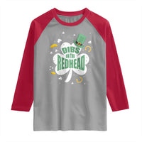 Funny Irish St Patricks Day Raglan Shirt Prone To Shenanigans