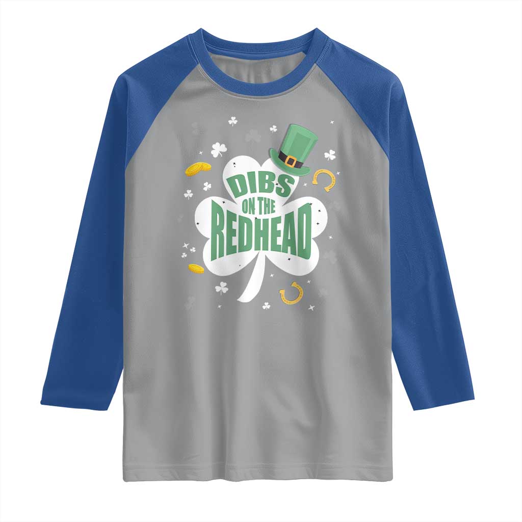 Funny Irish St Patricks Day Raglan Shirt Prone To Shenanigans