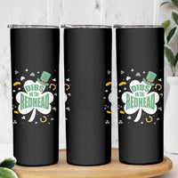 Funny Irish St Patricks Day Skinny Tumbler Prone To Shenanigans