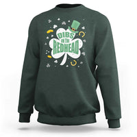 Funny Irish St Patricks Day Sweatshirt Prone To Shenanigans