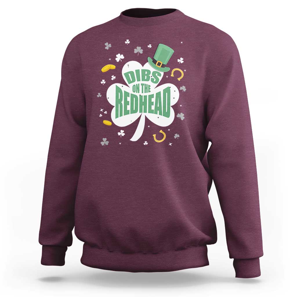 Funny Irish St Patricks Day Sweatshirt Prone To Shenanigans