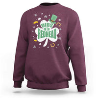 Funny Irish St Patricks Day Sweatshirt Prone To Shenanigans