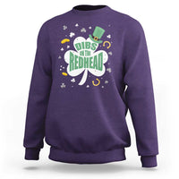 Funny Irish St Patricks Day Sweatshirt Prone To Shenanigans