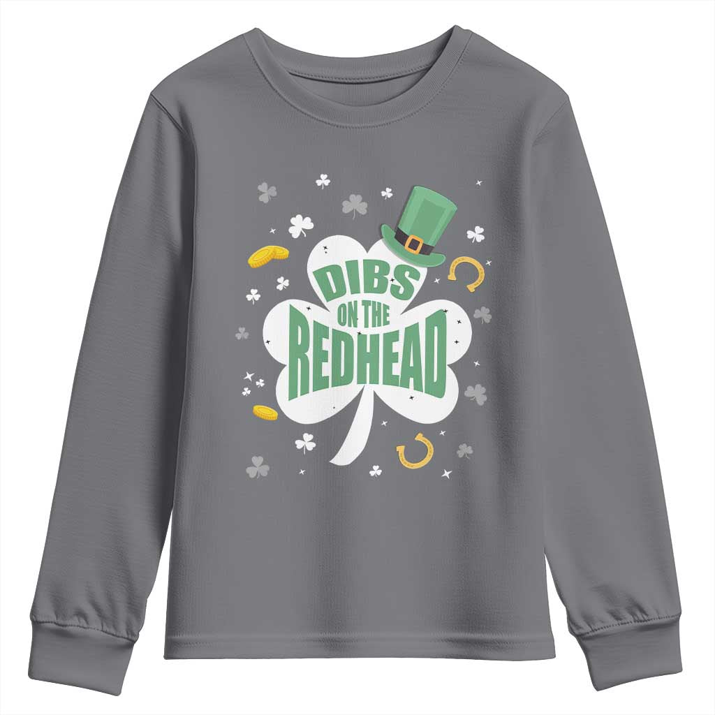 Funny Irish St Patricks Day Youth Sweatshirt Prone To Shenanigans