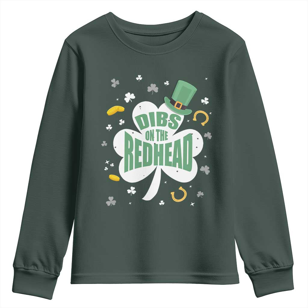 Funny Irish St Patricks Day Youth Sweatshirt Prone To Shenanigans