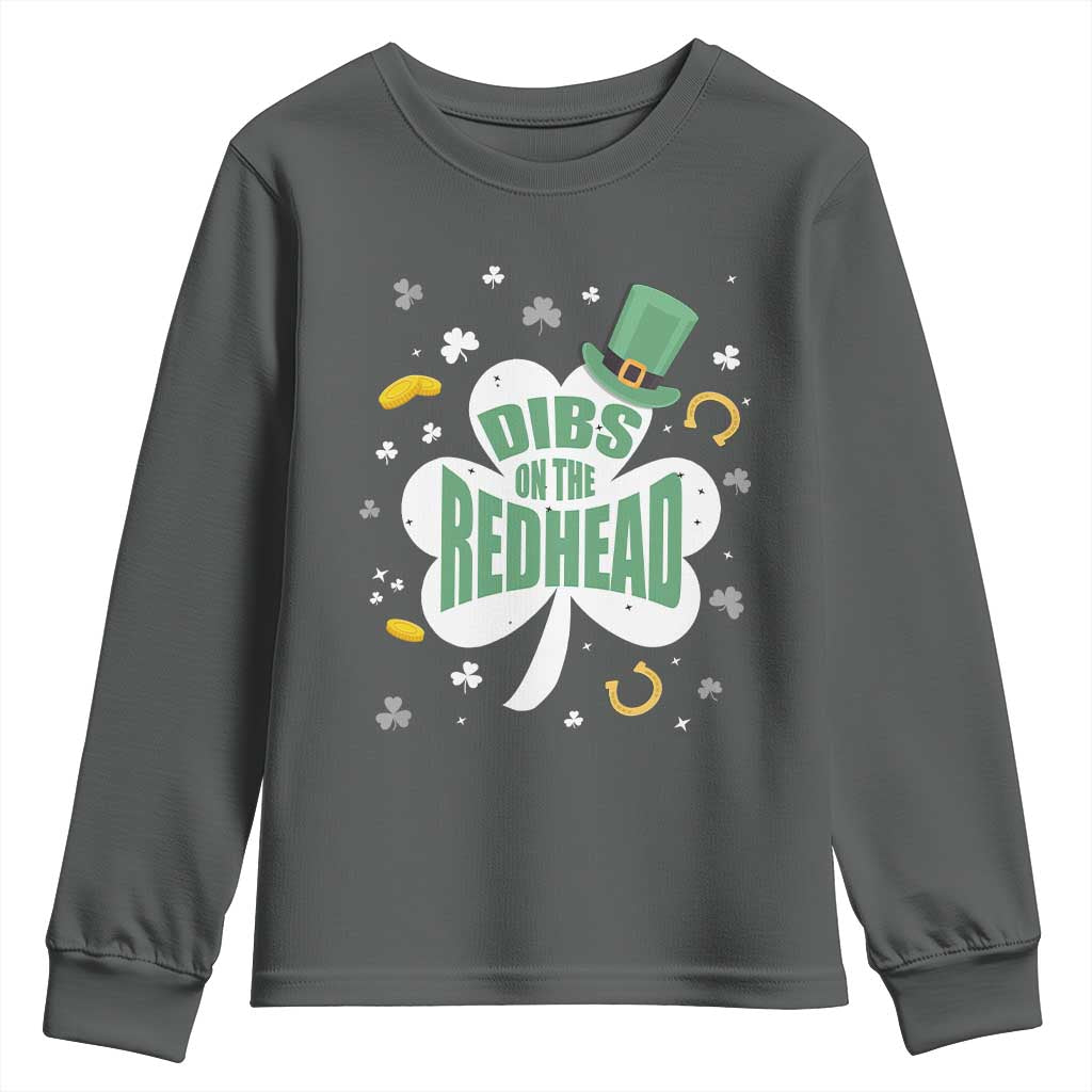 Funny Irish St Patricks Day Youth Sweatshirt Prone To Shenanigans