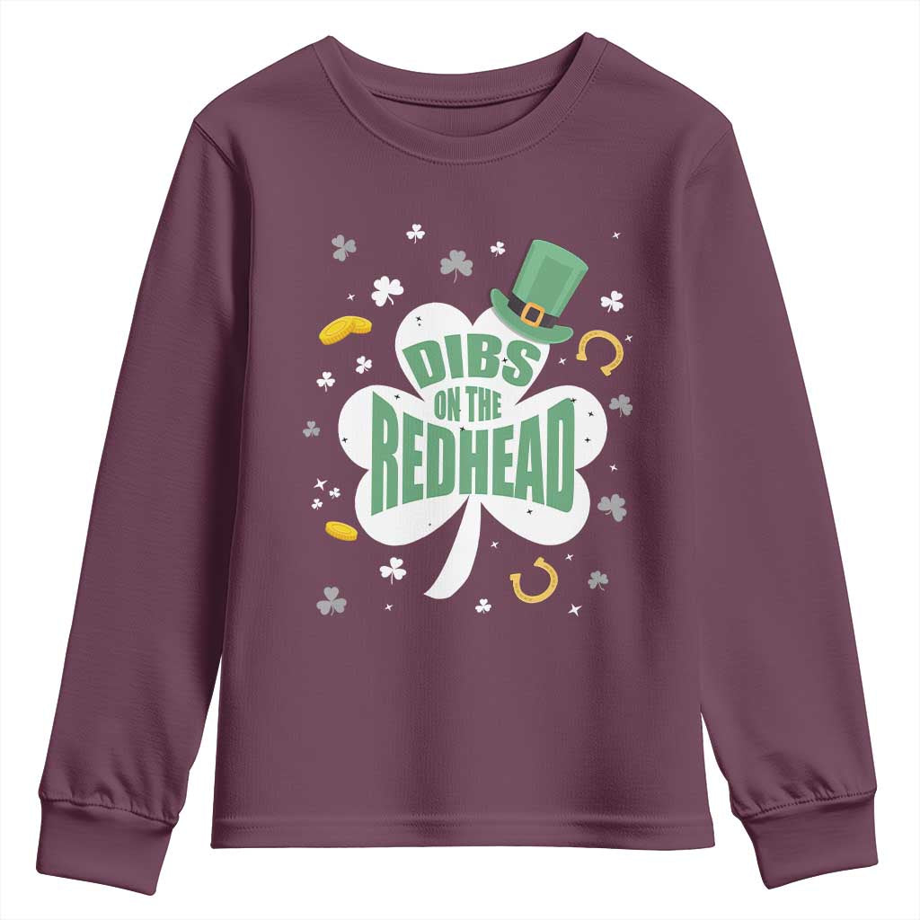 Funny Irish St Patricks Day Youth Sweatshirt Prone To Shenanigans