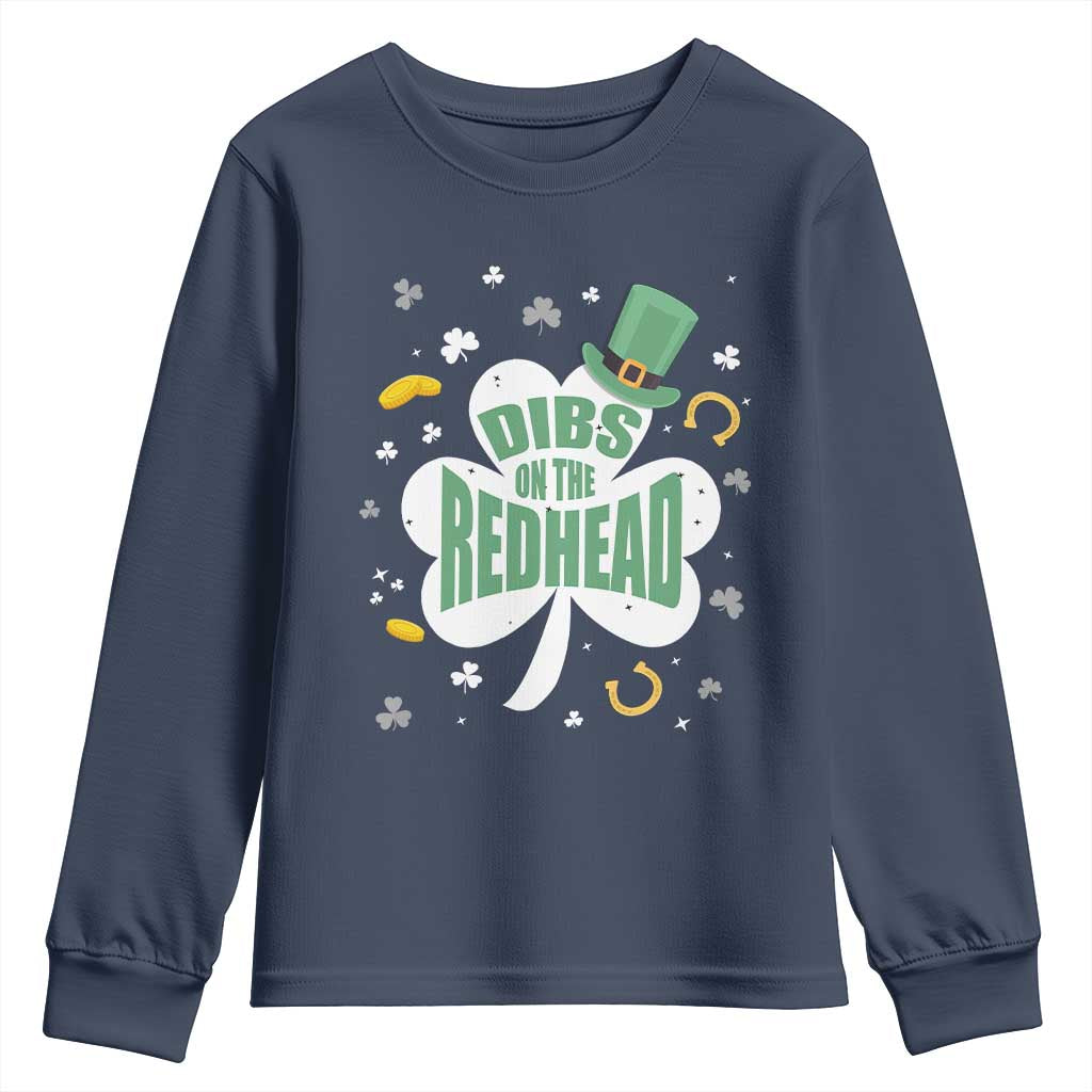 Funny Irish St Patricks Day Youth Sweatshirt Prone To Shenanigans