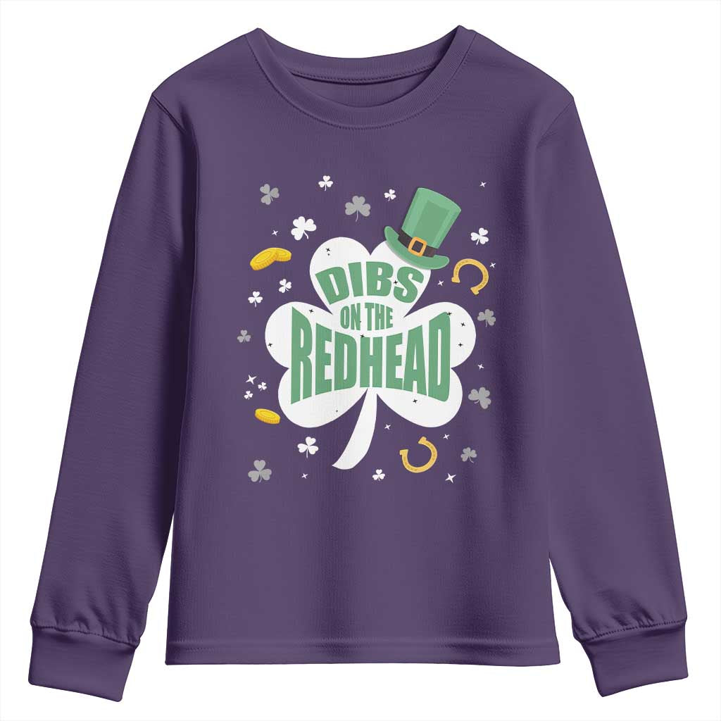 Funny Irish St Patricks Day Youth Sweatshirt Prone To Shenanigans