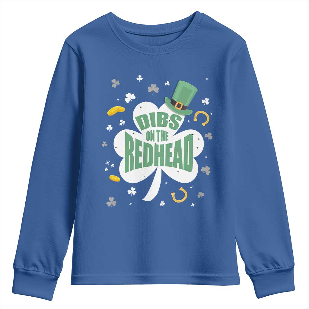 Funny Irish St Patricks Day Youth Sweatshirt Prone To Shenanigans