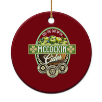 Mccockin Cider Ceramic Ornament Funny St Patrick's Day - Wonder Print Shop