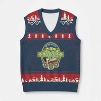 Mccockin Cider V-Neck Knit Sweater Vest Funny St Patrick's Day - Wonder Print Shop