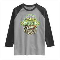Mccockin Cider Raglan Shirt Funny St Patrick's Day