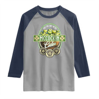Mccockin Cider Raglan Shirt Funny St Patrick's Day