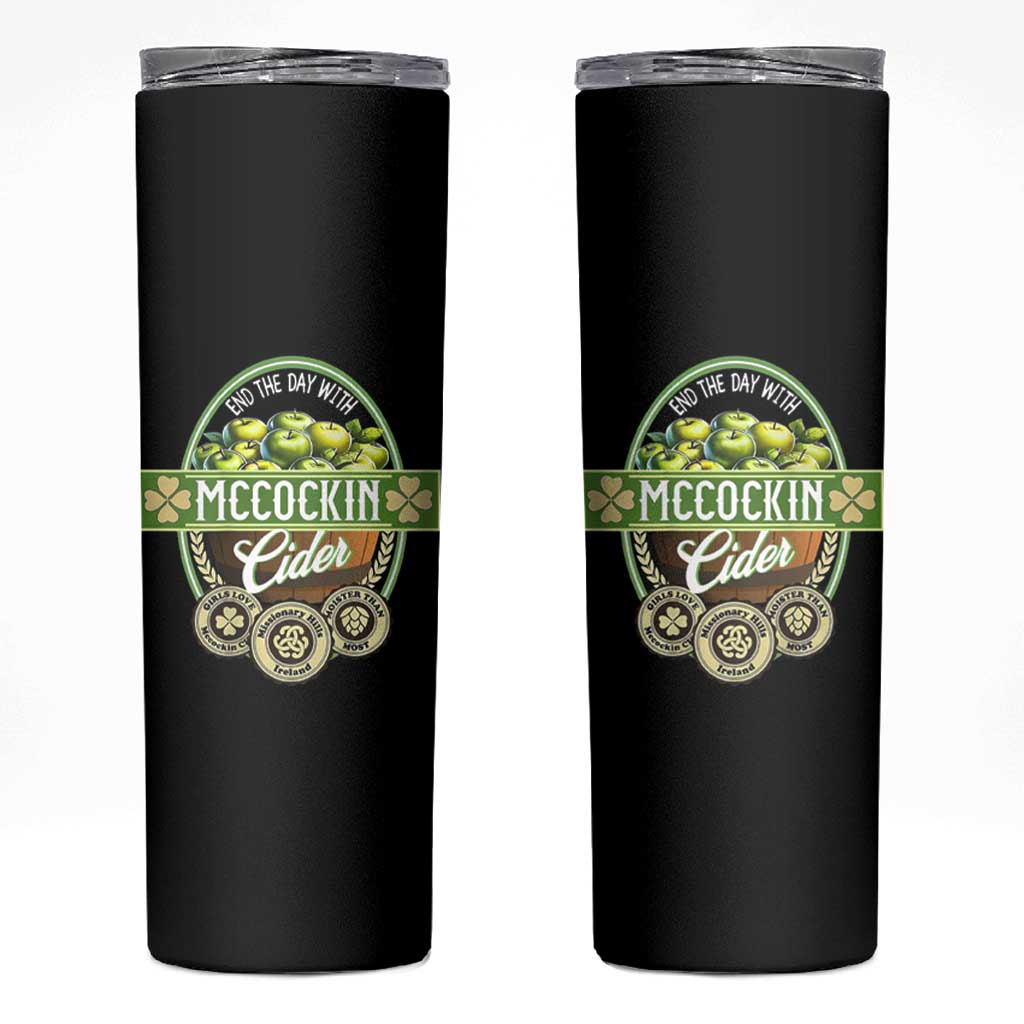 Mccockin Cider Skinny Tumbler Funny St Patrick's Day