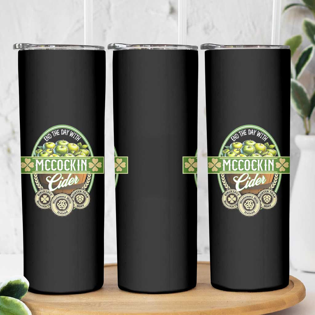 Mccockin Cider Skinny Tumbler Funny St Patrick's Day