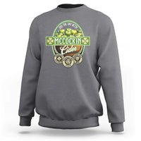 Mccockin Cider Sweatshirt Funny St Patrick's Day