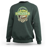 Mccockin Cider Sweatshirt Funny St Patrick's Day