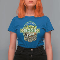 Mccockin Cider T Shirt For Women Funny St Patrick's Day
