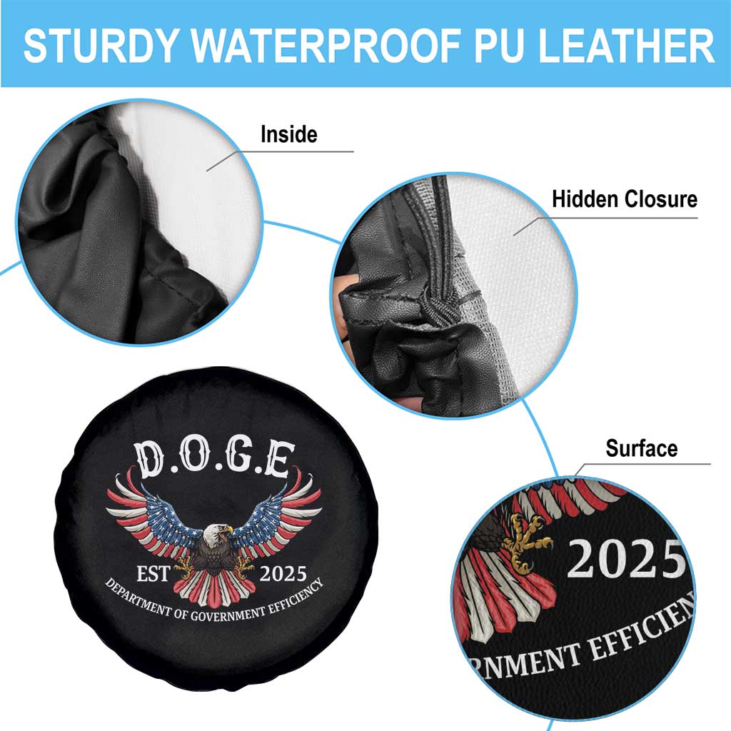 DOGE Department Of Government Efficiency Spare Tire Cover Est 2025 American Eagle