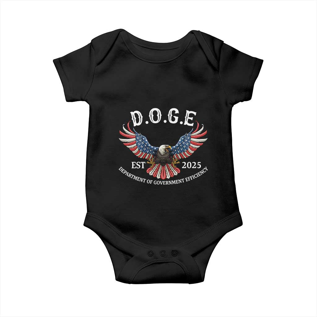 DOGE Department Of Government Efficiency Baby Onesie Est 2025 American Eagle