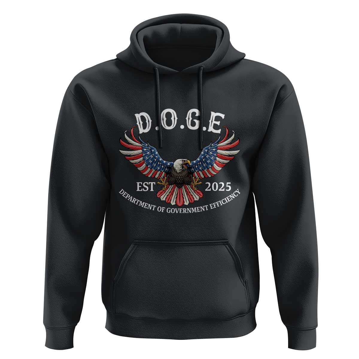 DOGE Department Of Government Efficiency Hoodie Est 2025 American Eagle
