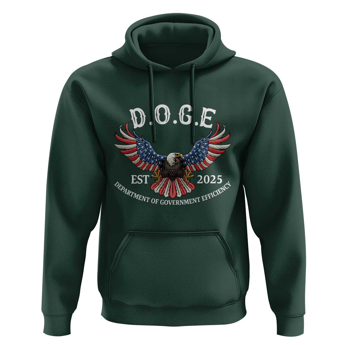 DOGE Department Of Government Efficiency Hoodie Est 2025 American Eagle